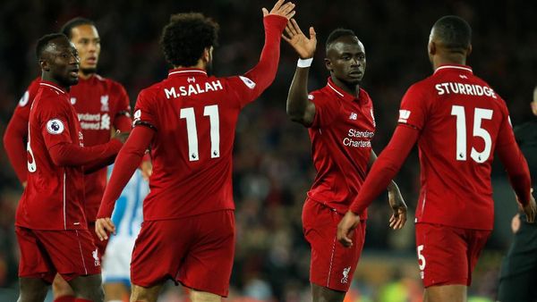 Salah dan Mane Bersinar, Liverpool Habisi Huddersfield