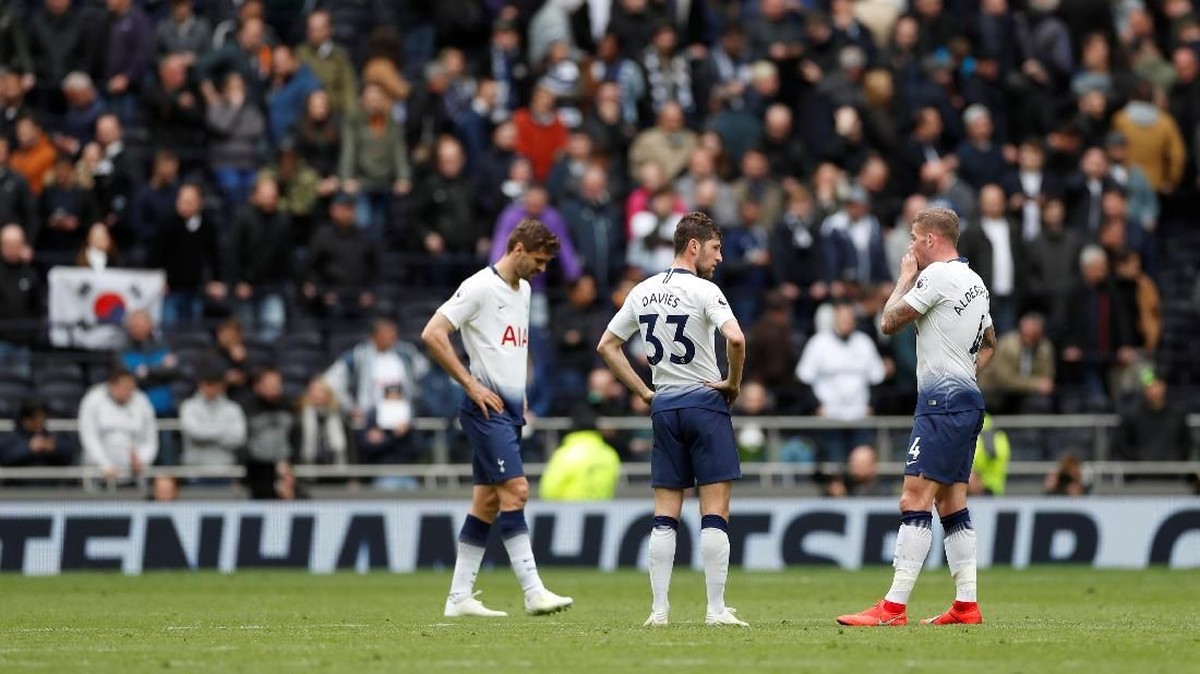 Tottenham Hotspur dikalahkan West Ham United 0-1 dalam lanjutan Liga Inggris (Foto: Paul Childs/Action images via Reuters)