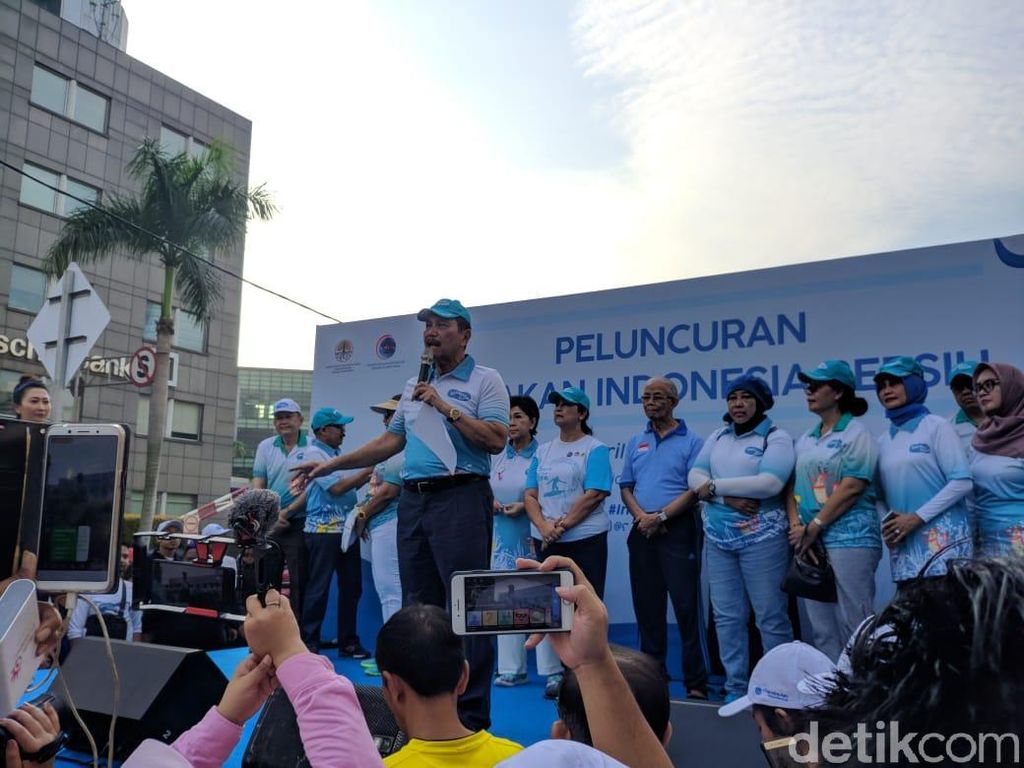 Luhut Launching Gerakan Indonesia Bersih, Bicara Pencemaran Laut Luhut Launching Gerakan Indonesia Bersih, Bicara Pencemaran Laut