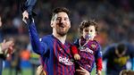 Pesta Juara Barca di Camp Nou