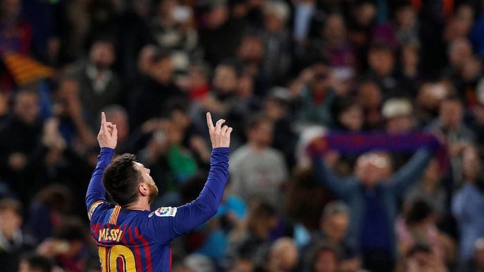 Lionel Messi mendapatkan banyak waktu istirahat di bulan April ini. (Foto: REUTERS/Albert Gea.)