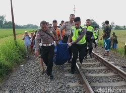 Seorang Pria di Banyuwangi Tewas Disambar KA Pandanwangi