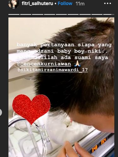 Melahirkan Tanpa Suami, Siapa yang Mengazani Anak Nikita Mirzani?