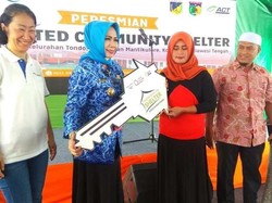 ACT dan Peace Winds Japan Resmikan 160 Unit Shelter di Palu