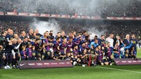 Barcelona total sudah mengoleksi 26 gelar LaLiga. (Foto: David Ramos/Getty Images)