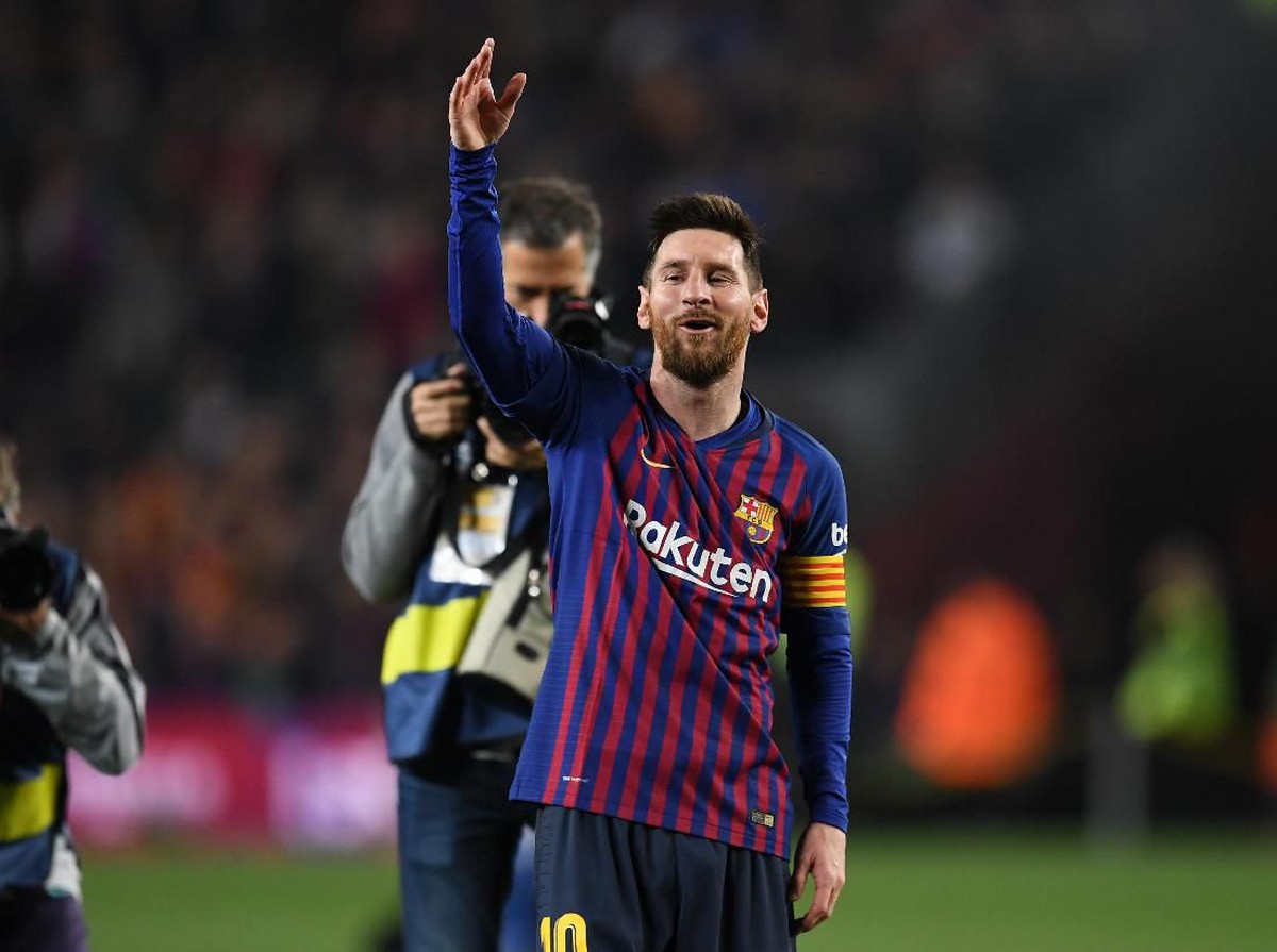 Kapten Barcelona, Lionel Messi. (Foto: David Ramos/Getty Images)