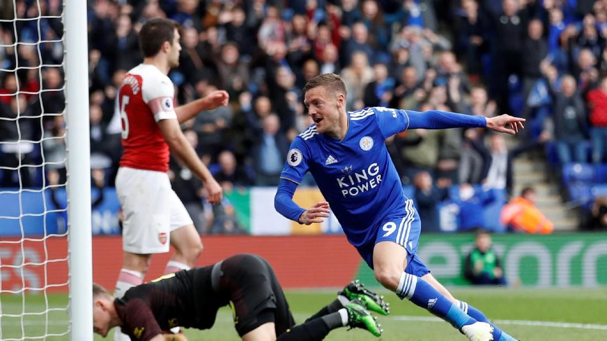 Link live Streaming Arsenal vs Leicester City (Foto: Carl Recine/Reuters)