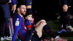Pesta Juara Barca di Camp Nou