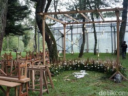 Hujan Deras, Pernikahan Ammar Zoni dan Irish Bella Tetap Berlangsung