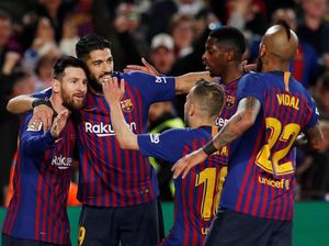 Kalahkan Levante, Barca Juara LaLiga Kalahkan Levante, Barca Juara LaLiga