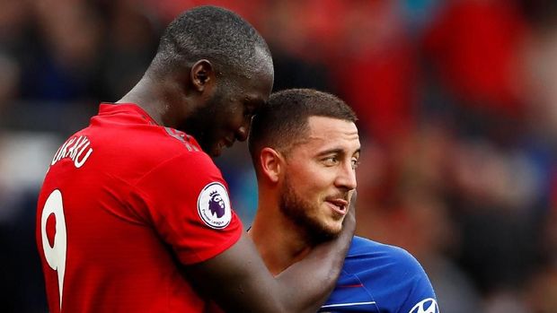 MU kehilangan Romelu Lukaku, Chelsea ditinggal Eden Hazard.