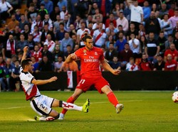 Aksi Gareth Bale yang belum berbuah gol. REUTERS/Javier Barbancho.
