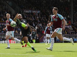 Gol pembuka dan satu-satunya didapatkan Manchester City dari tendangan Aguero dari dalam kotak penalti. Lee Smith/Reuters.