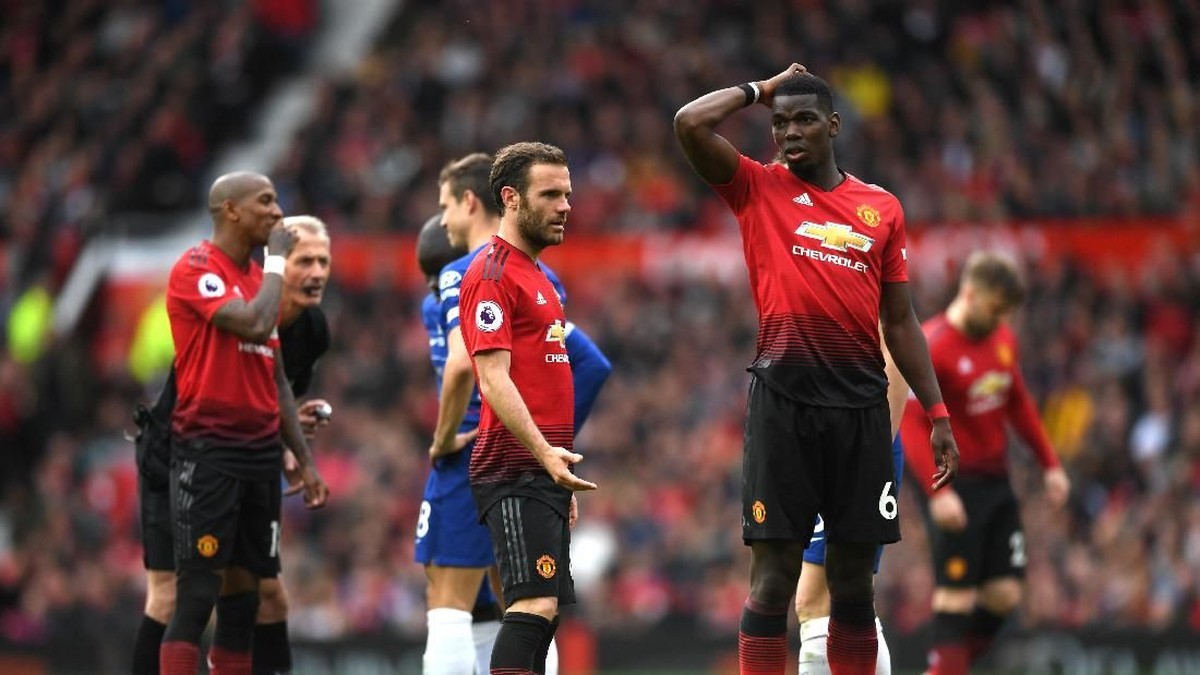 Juan Mata mencetak gol di hari ulang tahunnya tapi Man United hanya imbang 1-1 melawan Chelsea.Foto: Shaun Botterill / Getty Images