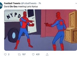 De Gea dan Karius, apa bedanya saat ini? (Foto: Internet/Twitter)