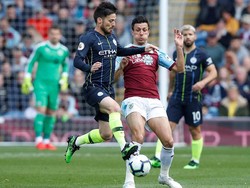 Manchester City langsung mendominasi permainan di menit-menit, namun begitu tim tamu kesulitan menembus pertahanan Burnley. Sampai 15 menit pertandingan berjalan tidak ada tembakan bisa dilepaskan. Andrew Yates/Reuters.