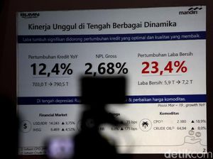 Naik 23,43%, Laba Bank Mandiri Capai Rp 7,23 T di Kuartal I