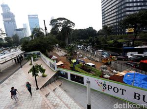 Pembangunan Spot Budaya di Dukuh Atas Terus Dikebut