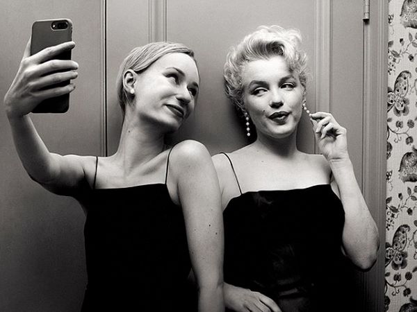 Marilyn Monroe hingga Gandhi Jadi Korban Selfie Wanita Ini