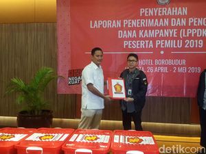Gerindra Laporkan Dana Kampanye Rp 135 Miliar ke Posko LPPDK