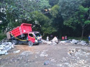 Hidrolik Macet, Sopir Truk  di Boyolali Tewas Tergencet
