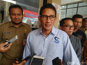 AHY Bertemu Jokowi, Sandiaga Pilih Husnuzan AHY Bertemu Jokowi, Sandiaga Pilih Husnuzan