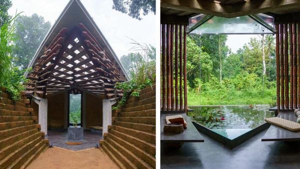 Rumah Ini Terbuat dari Tanah dan Kayu Bekas