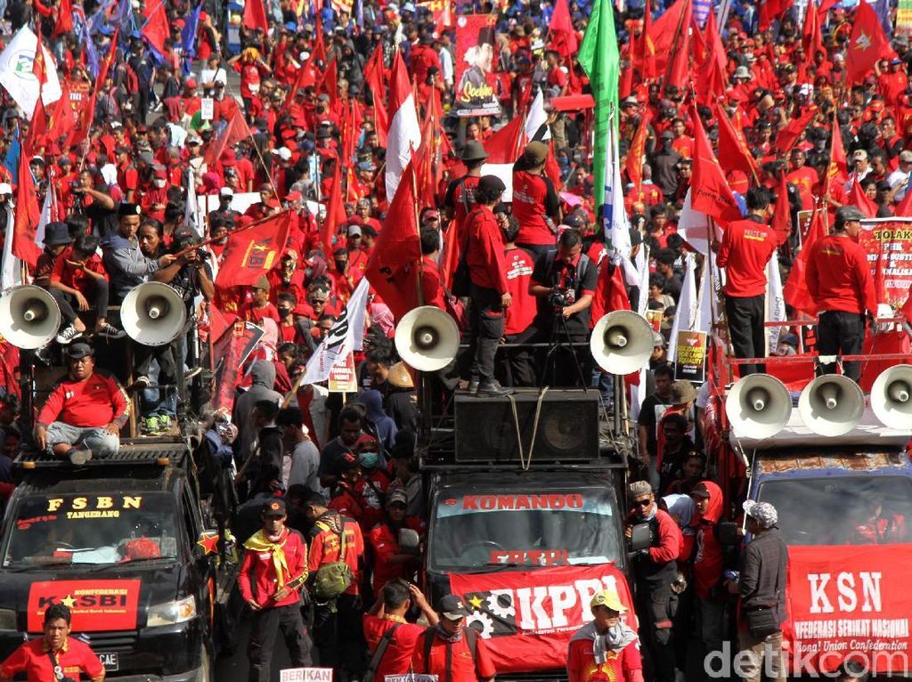 Demo Hari Buruh, Massa Akan Dipusatkan di Istana dan Gedung MK Demo Hari Buruh, Massa Akan Dipusatkan di Istana dan Gedung MK