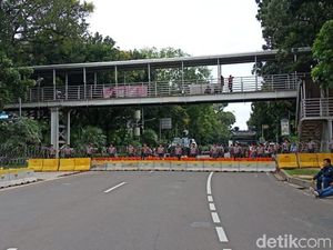Jalan Menuju Istana Ditutup, Polisi Pastikan Massa Buruh Tak Mendekat