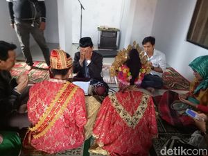 Sah! Tahanan di Makassar Nikahi Kekasihnya di Kantor Polisi