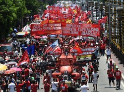 Peringati May Day di Filipina, Ribuan Demonstran Memprotes Duterte