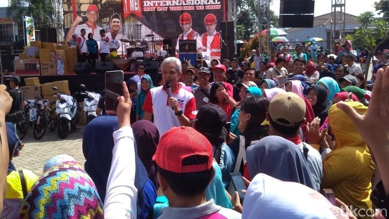 Ganjar: May Day, Buruh Kaprikornus Raja Sehari