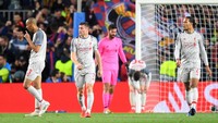 Kakalahan 0-3 ini bikin langkah Liverpool untuk ke final sangat berat. The Reds harus bisa menang 4-0 di Anfield dalam pertandingan 90 menit. (Foto: Michael Regan/Getty Images)
