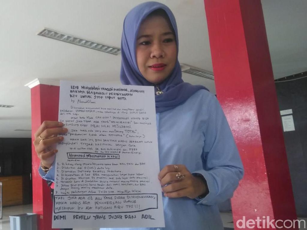 Dhani Kembali Tulis Surat, Minta KPU Setop Input Data dan Coblos Ulang Dhani Kembali Tulis Surat, Minta KPU Setop Input Data dan Coblos Ulang