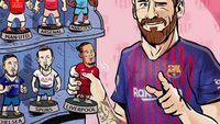Meme Liverpool Dilumat Barcelona, Ada Messi Hipnotis Van Dijk