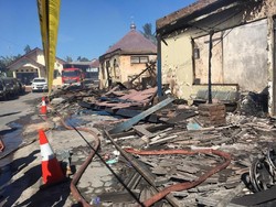 Imbas Kebakaran Hebat, Pelayanan Polres Lampung Selatan Dipindah ke Pemda