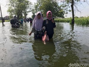 18 Desa di Empat Kecamatan Gresik Diterjang Banjir