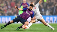 Duel di Camp Nou, Kamis (2/5/2019) dinihari WIB, berjalan sengit. Kedua tim sama-sama saling melakukan pressing. (Foto: Michael Regan/Getty Images)
