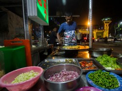Penjual Martabak gapa kuliner kaki lima kota medan