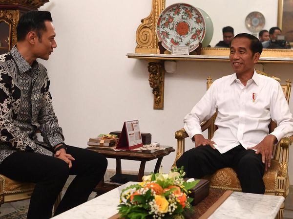 Potret Kebersamaan AHY Saat Bertemu Jokowi