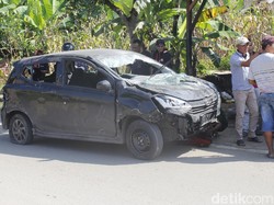 Detik-detik Warga-Polisi Tangkap Begal Bermobil di Bandung Barat