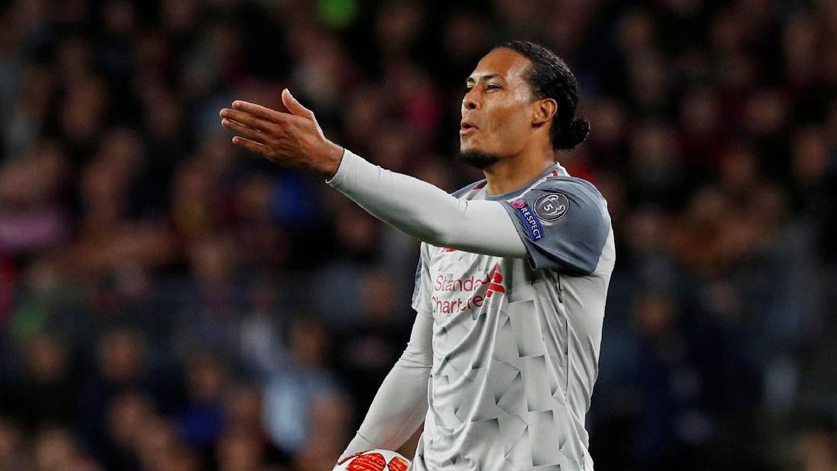 Virgil van Dijk jadi Pemain Terbaik Premier League 2018/2019. (Foto: Albert Gea/REUTERS)