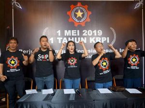 Begini Aksi May Day Pekerja Pelabuhan di Surabaya