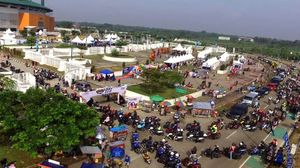 Intip Serunya Yamaha MAXI Day di Stadion Pakansari