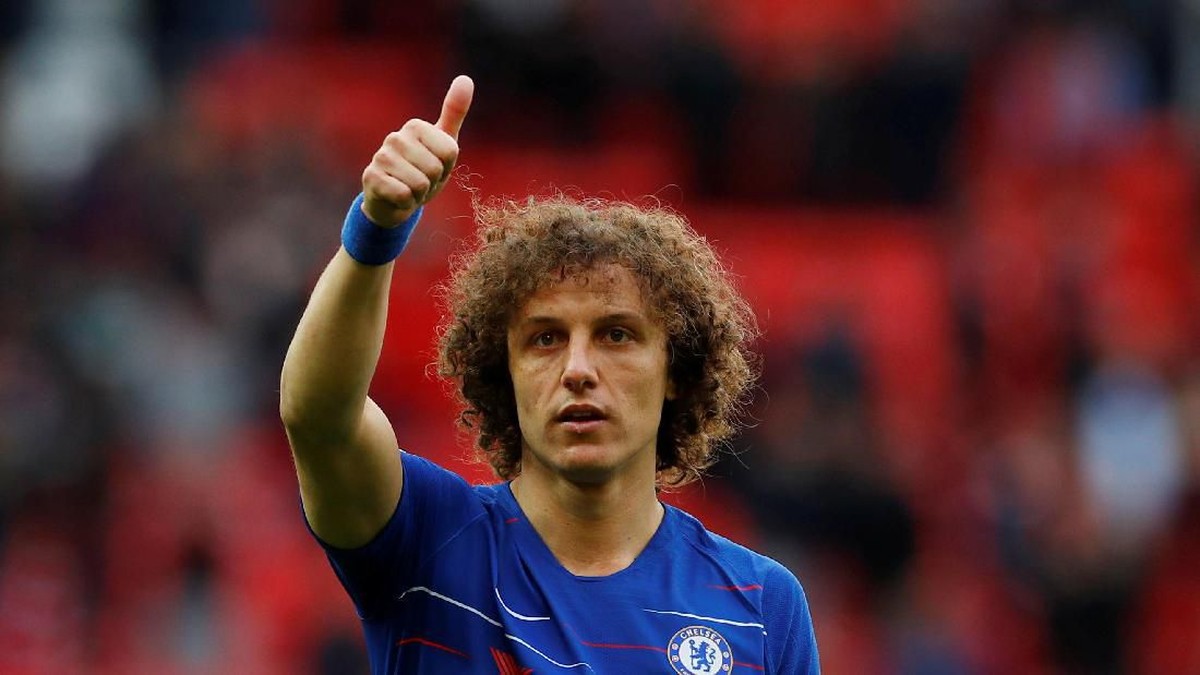 David Luiz risau tak akan jadi pemain pilihan pertama lagi di Chelsea dalam asuhan Frank Lampard. (Foto: Phil Noble/Reuters)