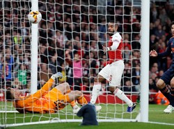 Hasil Liga Europa: Lacazette Dua Gol, Arsenal Kalahkan Valencia 3-1