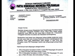 Berpotensi Kehilangan Satu Kursi, PDIP Trenggalek Laporkan Suara Hilang