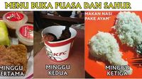 Puasa Sebentar Lagi, Meme Makanan Ramadan Banyak Beredar di Medsos