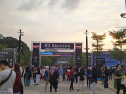Antusiasme Penonton Jelang Konser Ed Sheeran