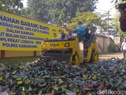 Polres Karawang Desak Pemda Buat Perda Pelarangan Miras